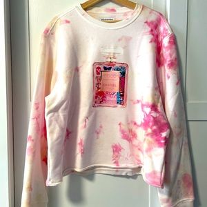 Pink Tie Dye Custom Sweatshirt